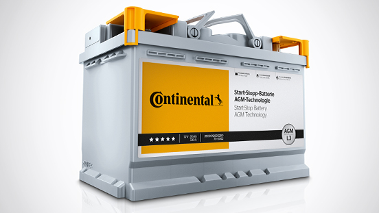 Continental Batterie AGM Ansicht 1 2019 1X