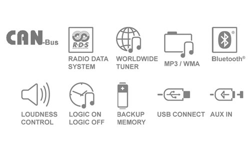 Radio Icons CR4612UBA