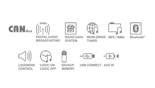 Radio Icons CRD4612UBA