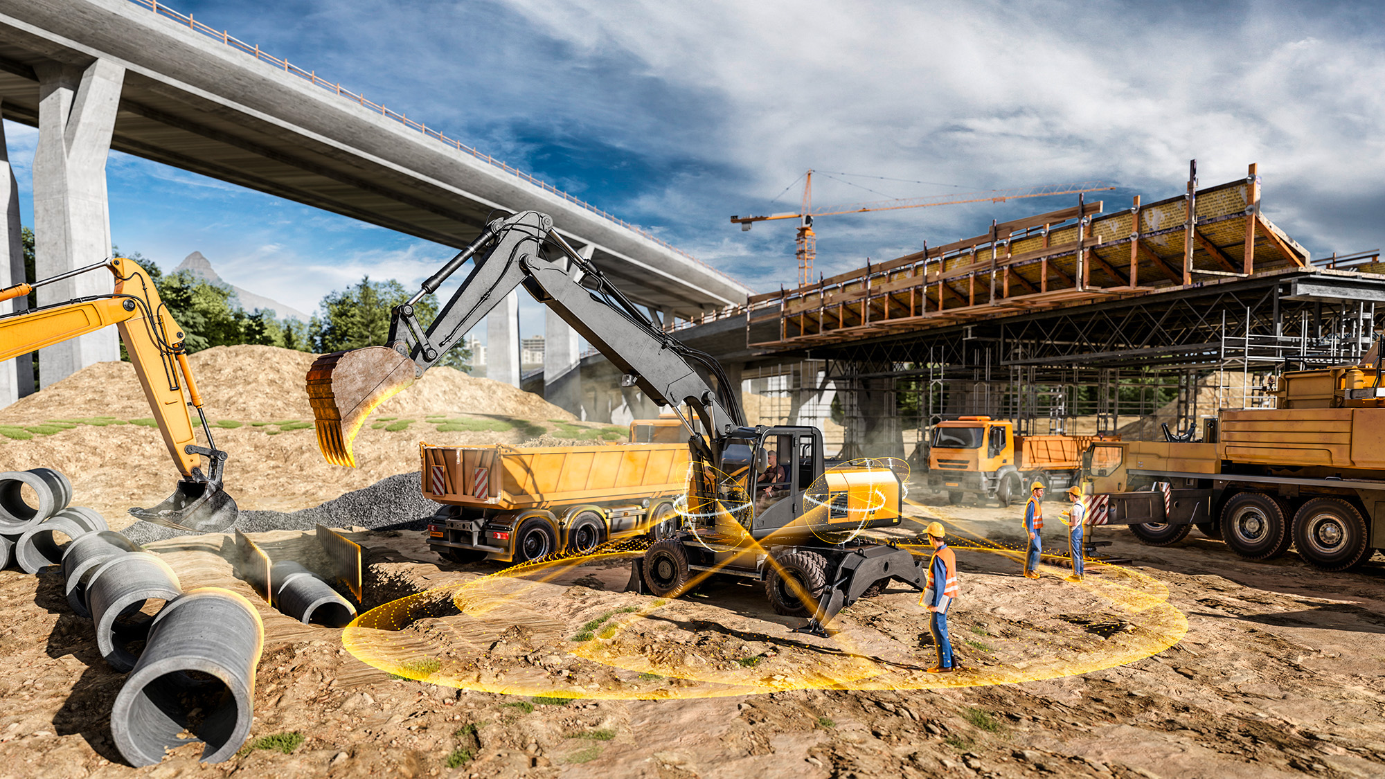 Kamera basierte Systeme für Baustelle & Bergbau